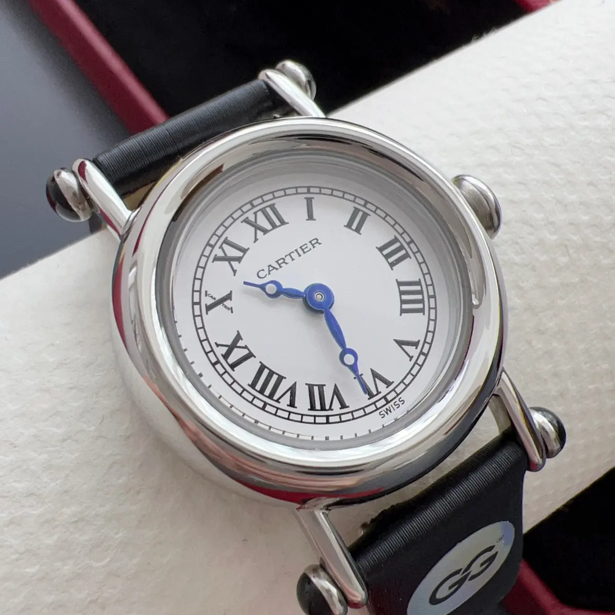Cartier Style White Leather Watches Lookbook Reference image 3
