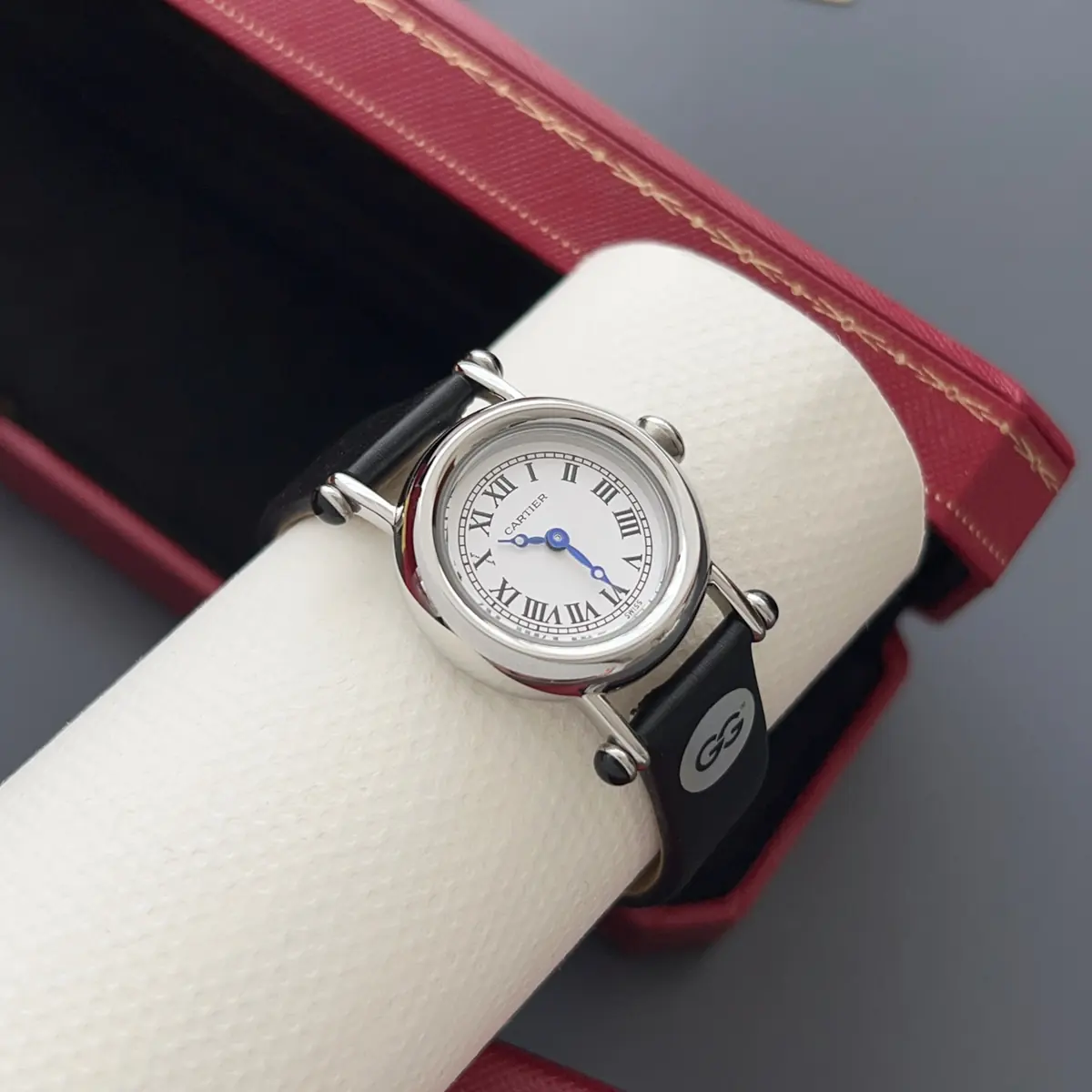 Cartier Style White Leather Watches Lookbook Reference image 4