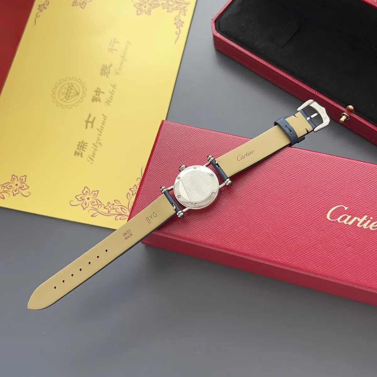Cartier Style White Leather Watches Lookbook Reference image 5