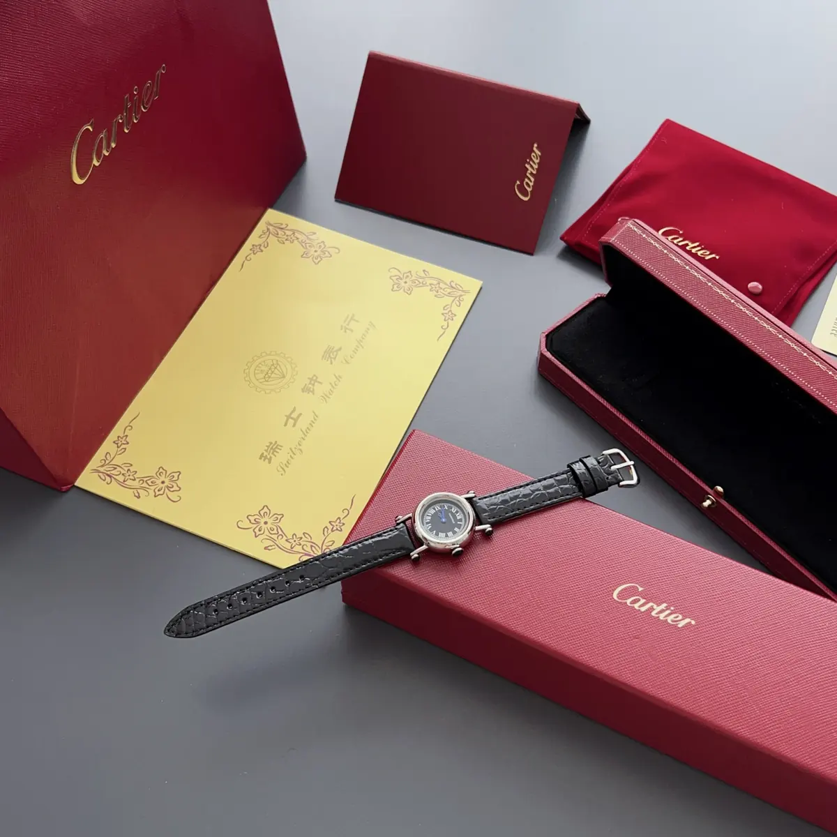 Cartier Style White Leather Watches Lookbook Reference image 1
