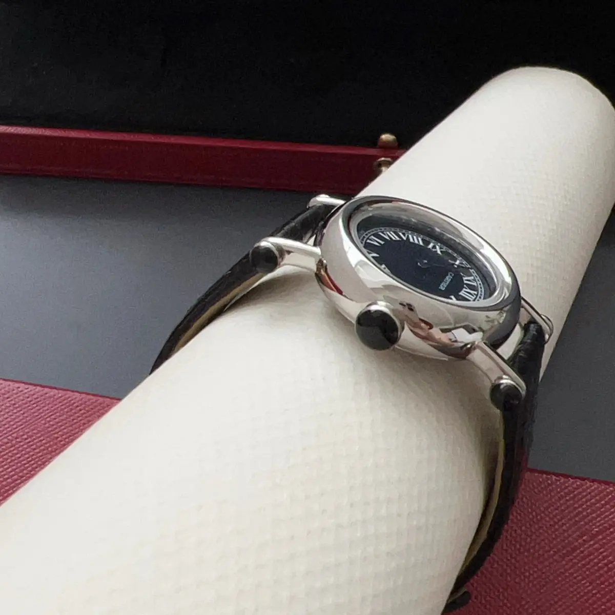 Cartier Style White Leather Watches Lookbook Reference image 5