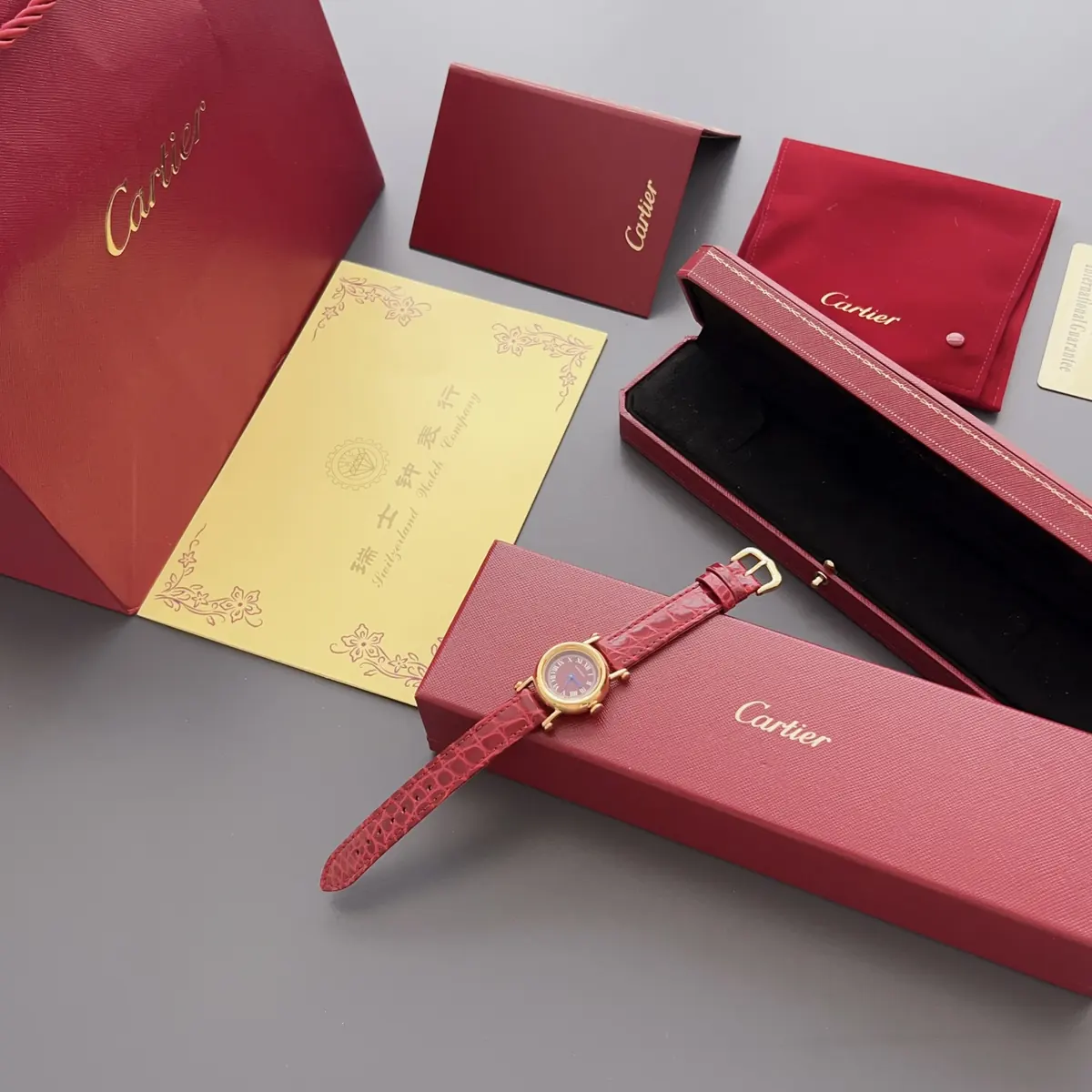 Cartier Style White Leather Watches Lookbook Reference image 1