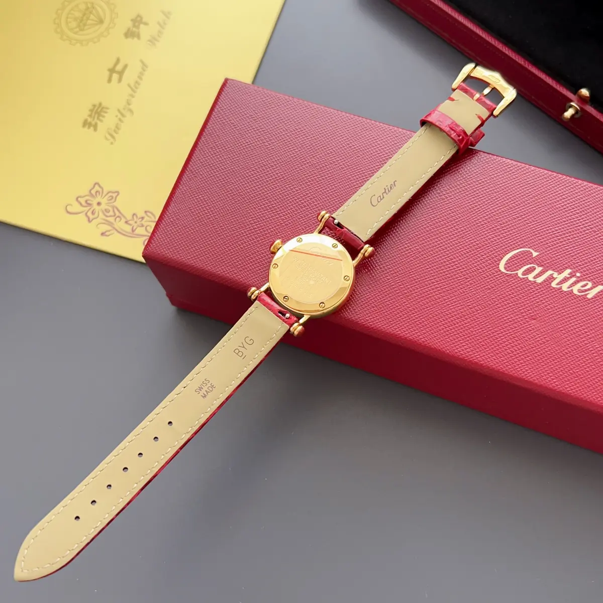 Cartier Style White Leather Watches Lookbook Reference image 5