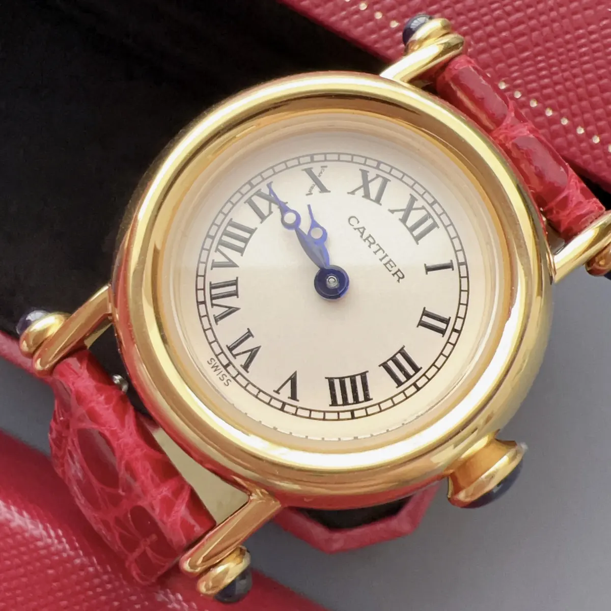 Cartier Style White Leather Watches Lookbook Reference image 4