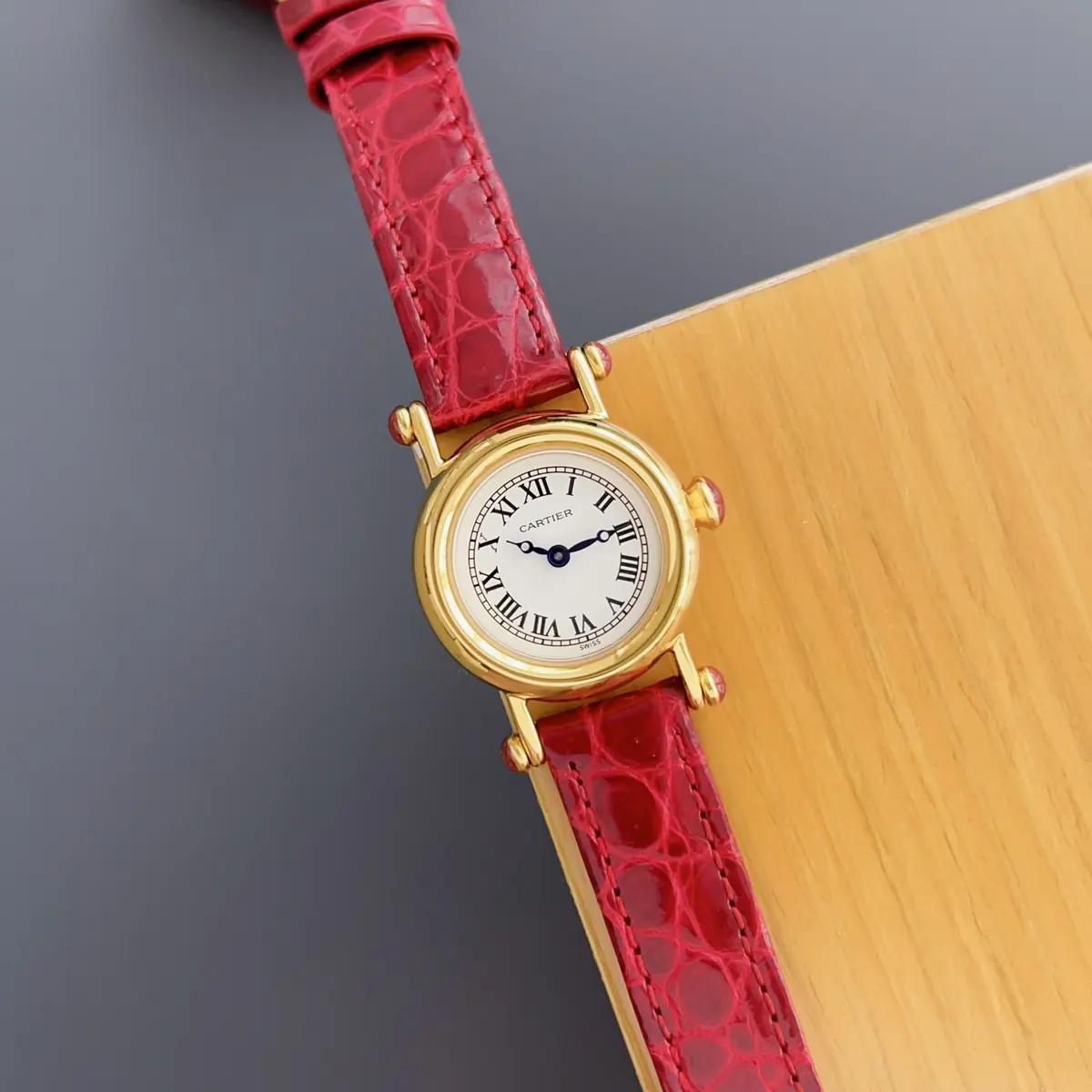 Cartier Style White Leather Watches Lookbook Reference image 2