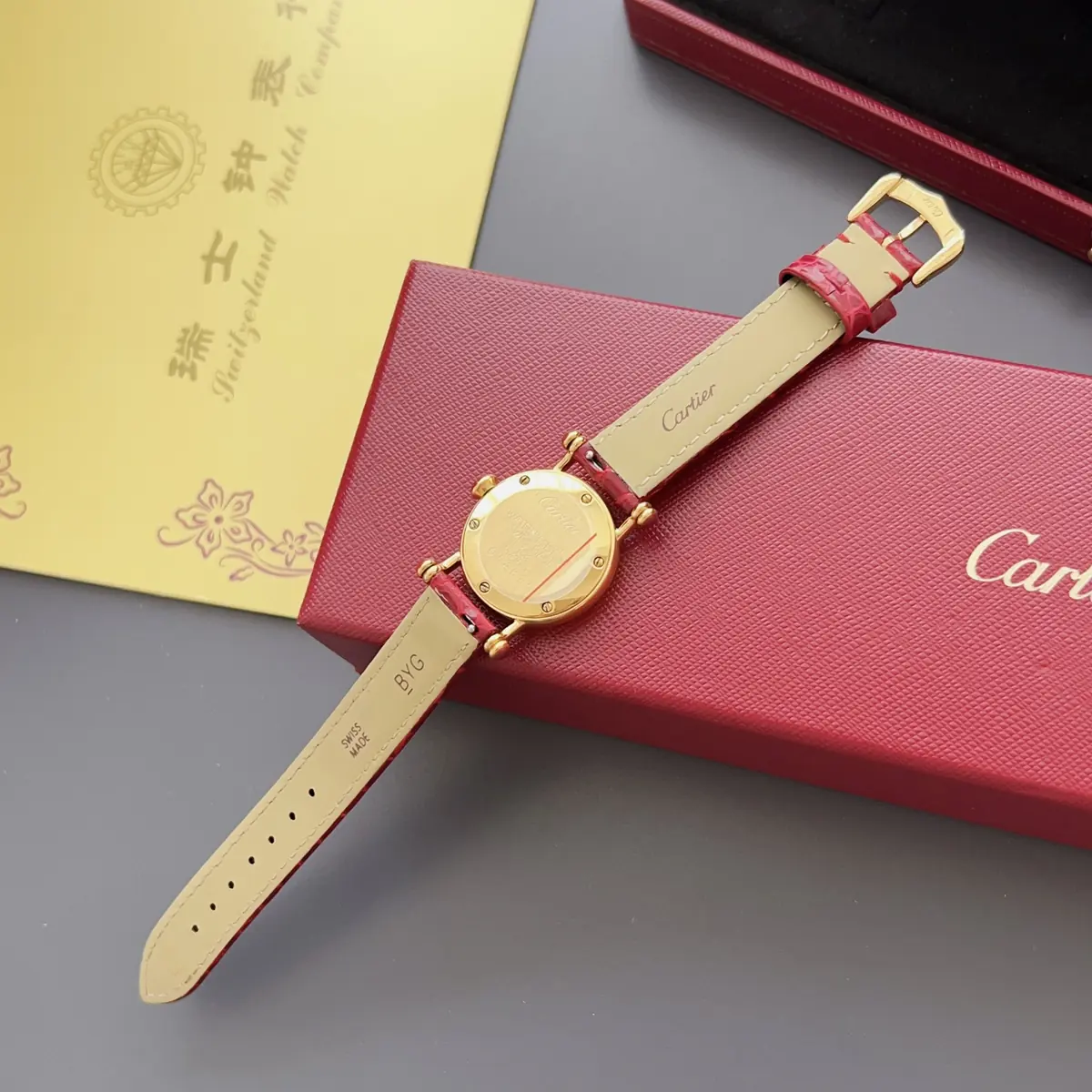 Cartier Style White Leather Watches Lookbook Reference image 5