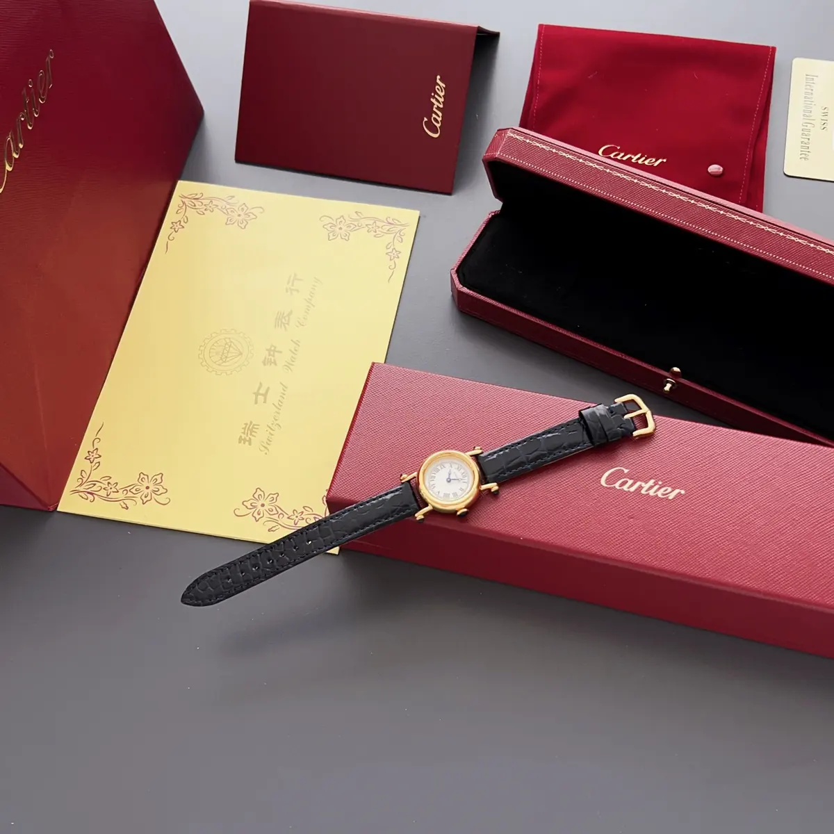 Cartier Style White Leather Watches Lookbook Reference image 1