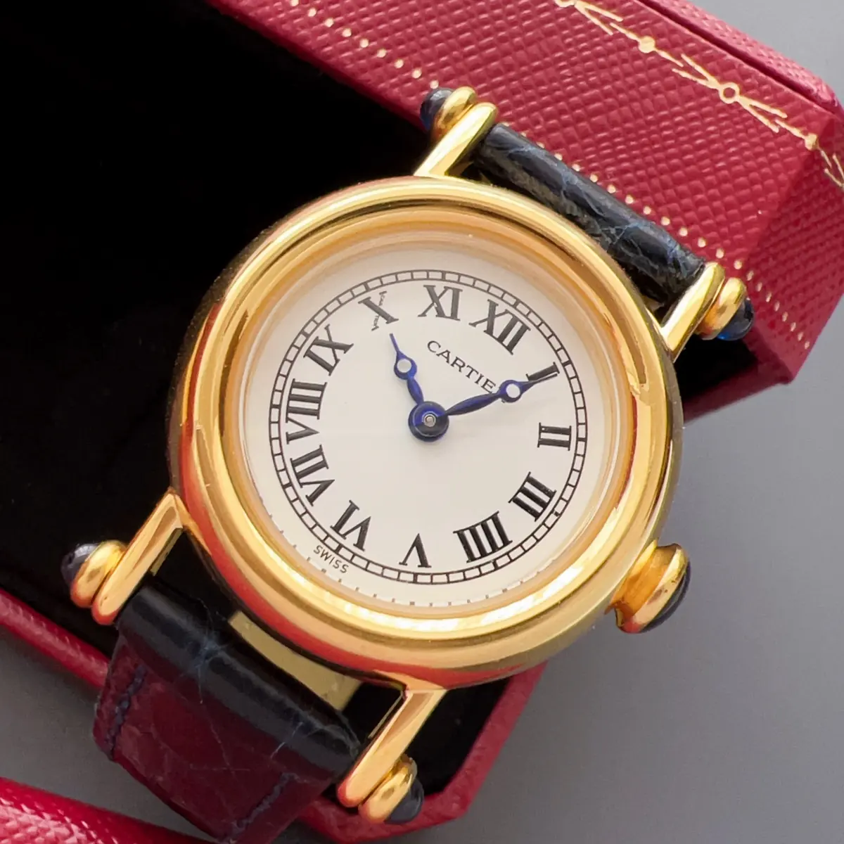Cartier Style White Leather Watches Lookbook Reference image 4