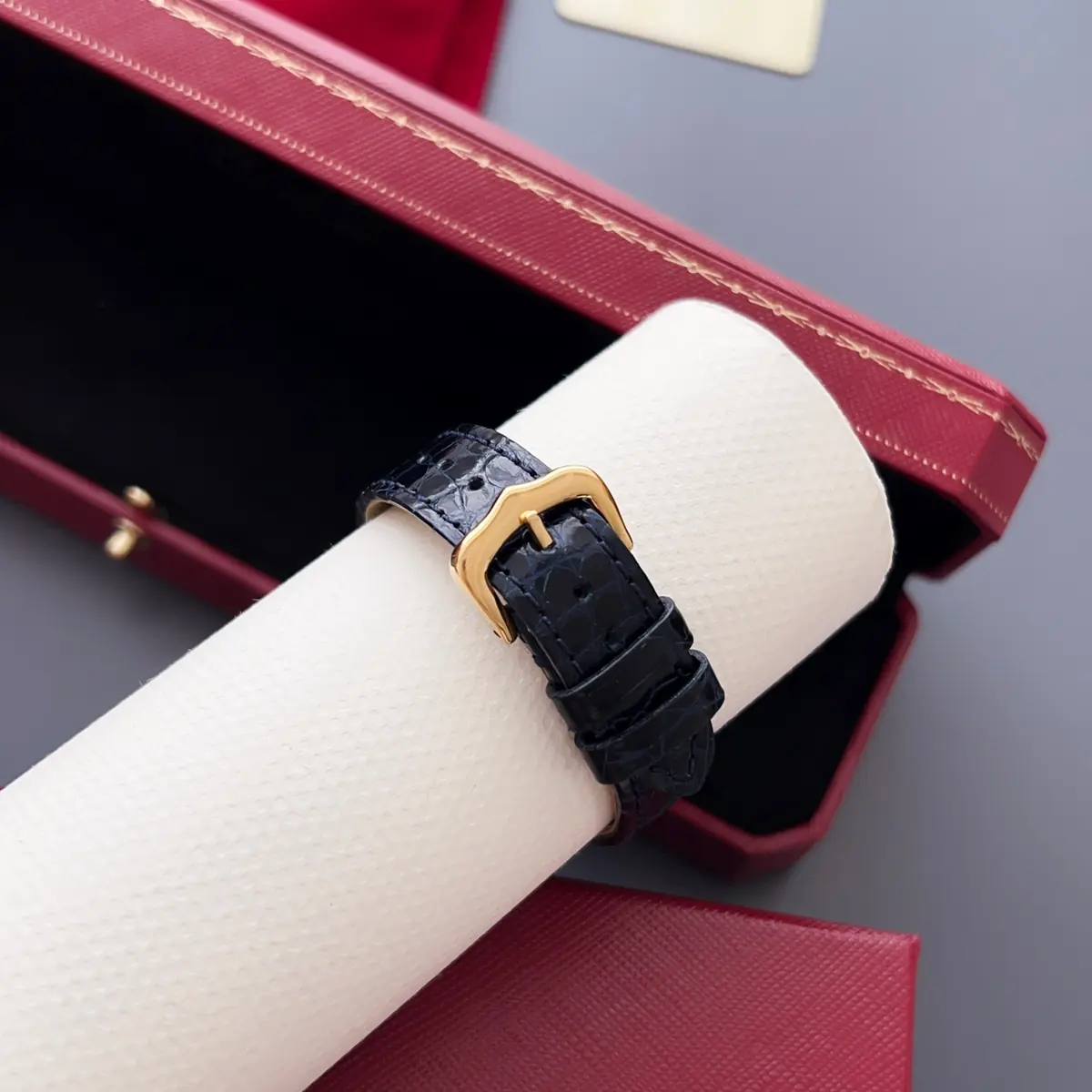 Cartier Style White Leather Watches Lookbook Reference image 6