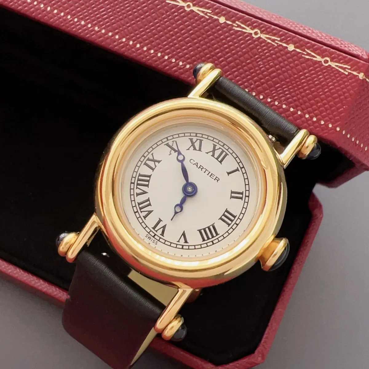 Cartier Style White Leather Watches Lookbook Reference image 4
