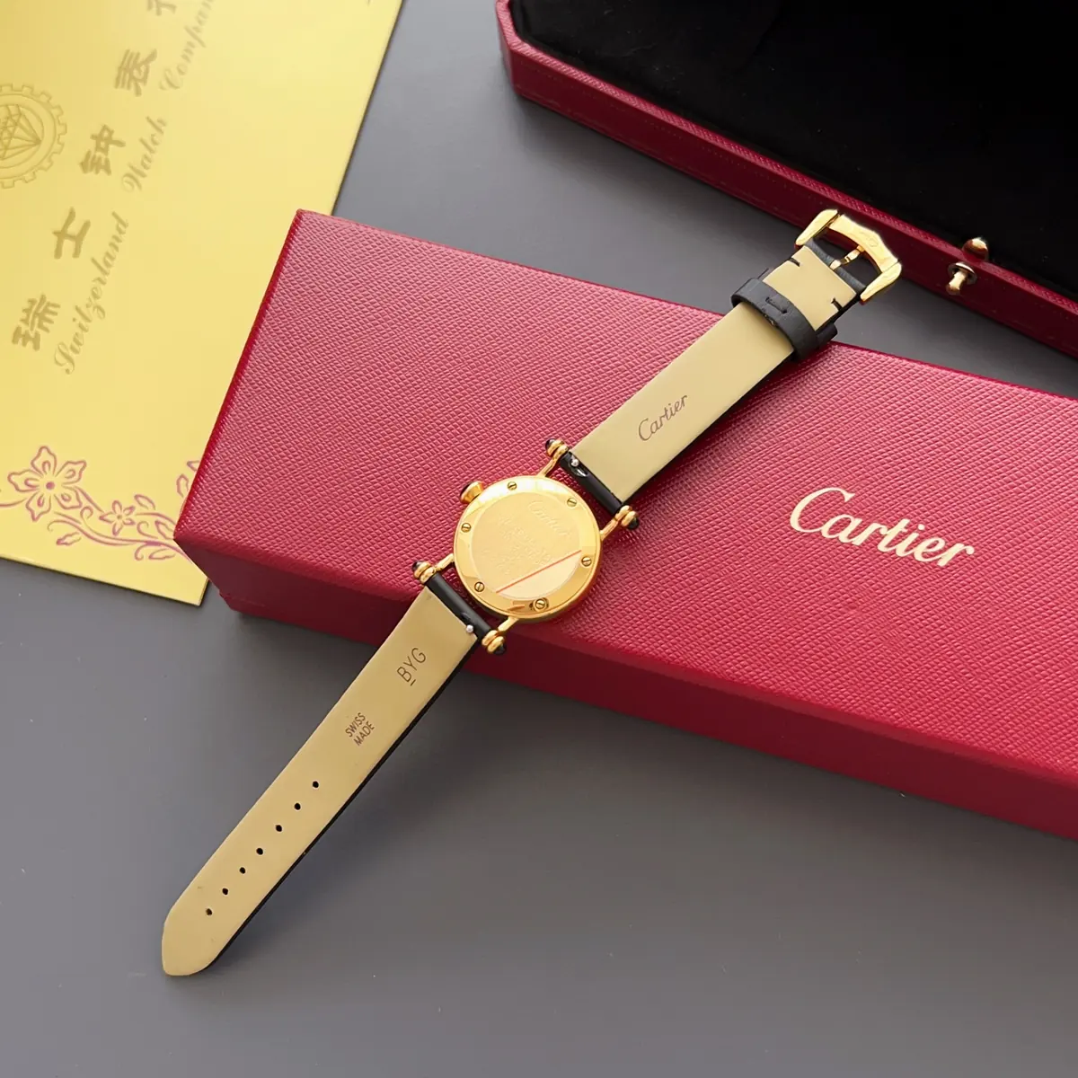 Cartier Style White Leather Watches Lookbook Reference image 5