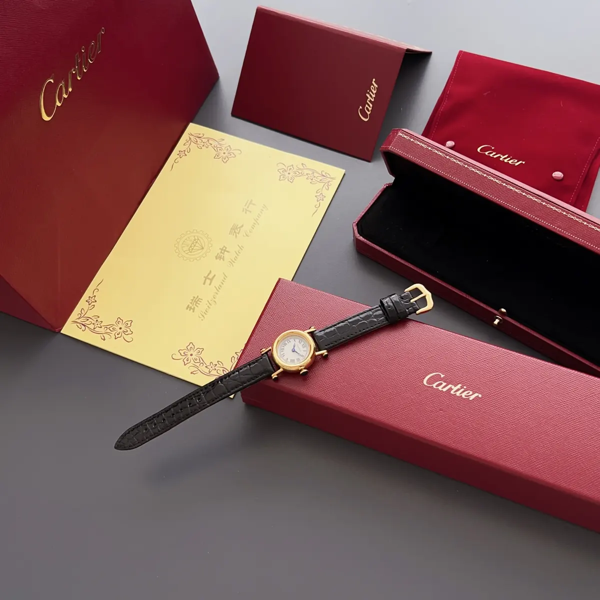 Cartier Style White Leather Watches Lookbook Reference image 1