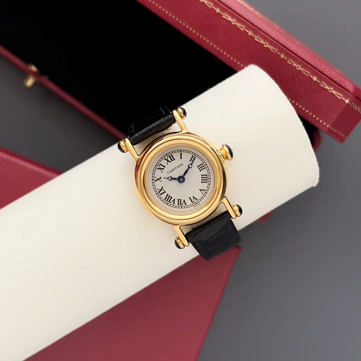 Cartier Style White Leather Watches Lookbook Reference image 2
