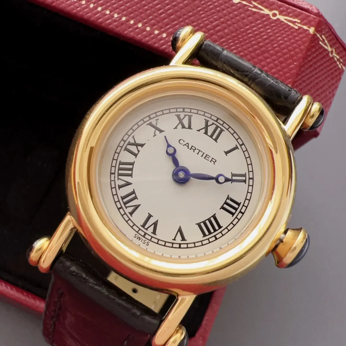 Cartier Style White Leather Watches Lookbook Reference image 3