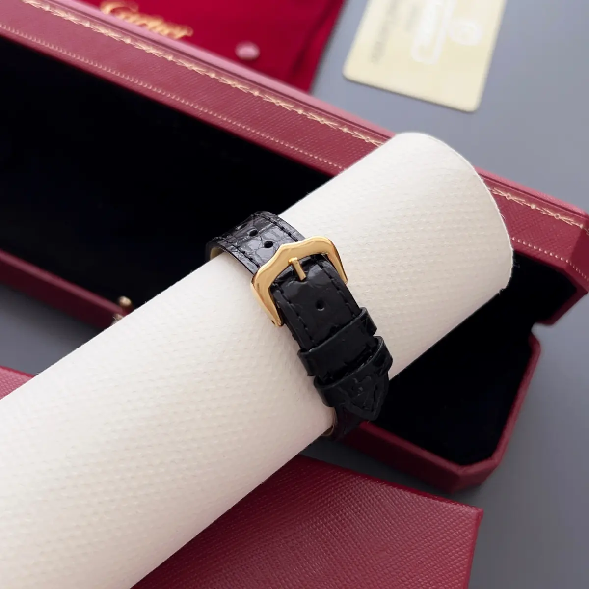Cartier Style White Leather Watches Lookbook Reference image 6