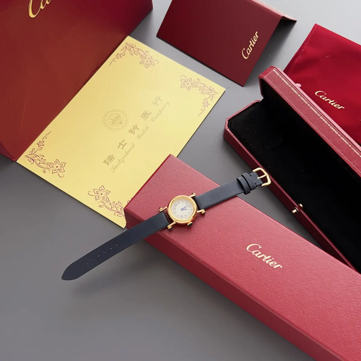 Cartier Style White Leather Watches Lookbook Reference image 1