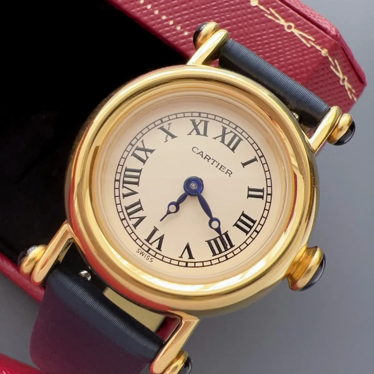 Cartier Style White Leather Watches Lookbook Reference image 3