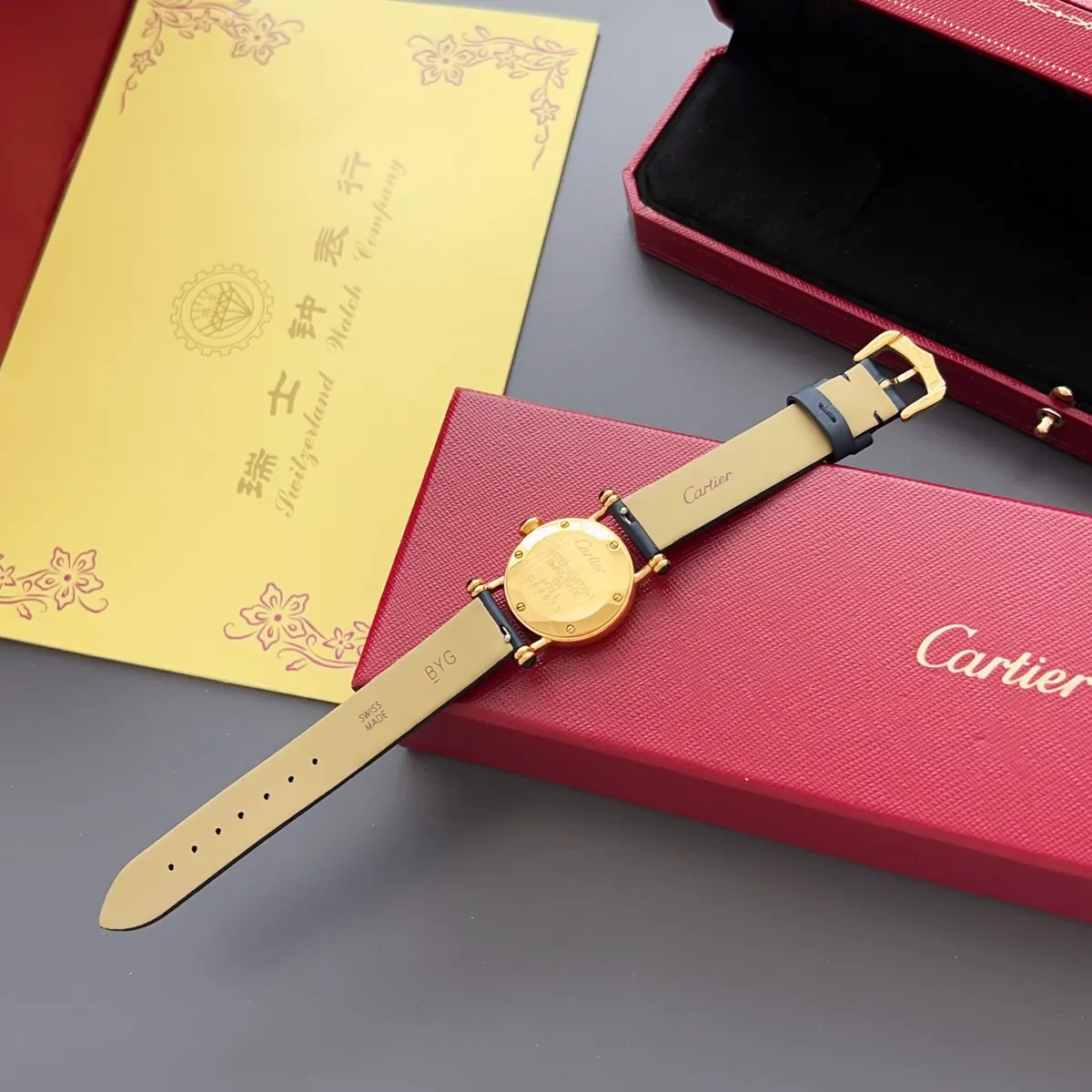 Cartier Style White Leather Watches Lookbook Reference image 5