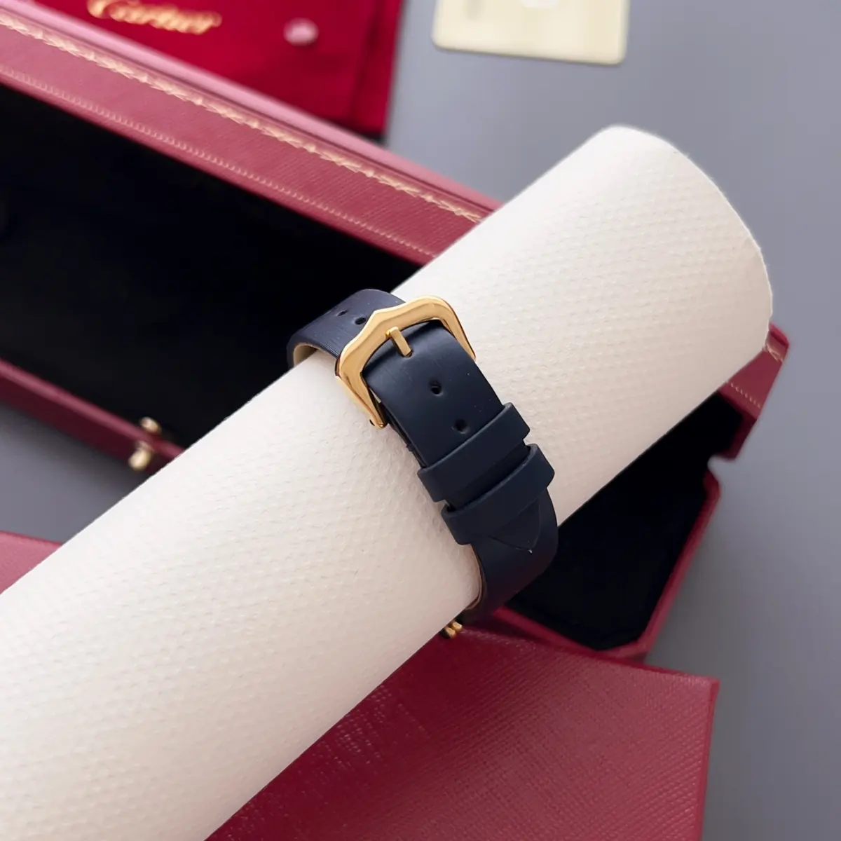 Cartier Style White Leather Watches Lookbook Reference image 6