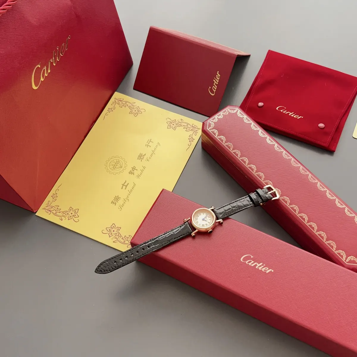Cartier Style White Leather Watches Lookbook Reference image 1