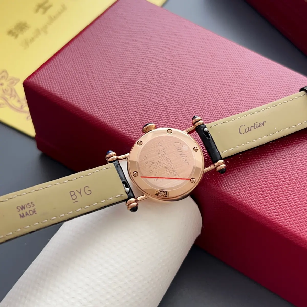 Cartier Style White Leather Watches Lookbook Reference image 6
