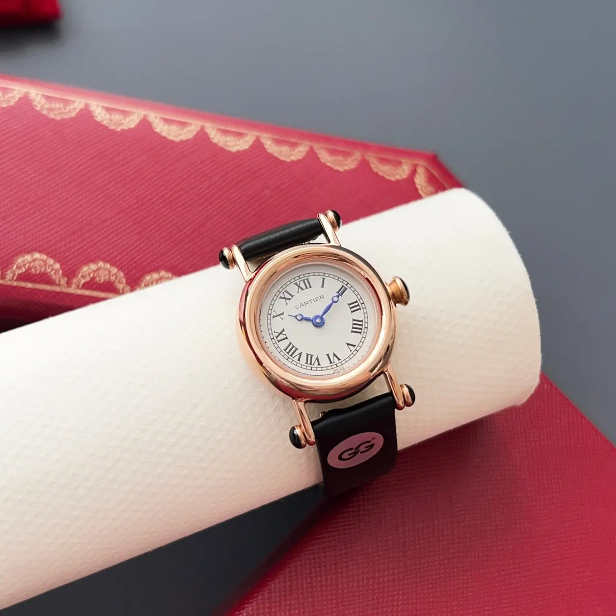 Cartier Style White Leather Watches Lookbook Reference image 3