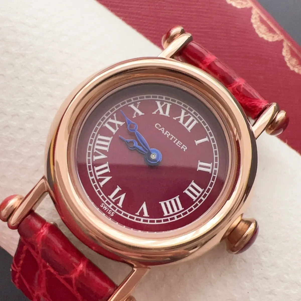 Cartier Style White Leather Watches Lookbook Reference image 3