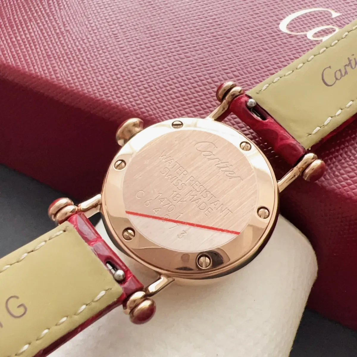 Cartier Style White Leather Watches Lookbook Reference image 6