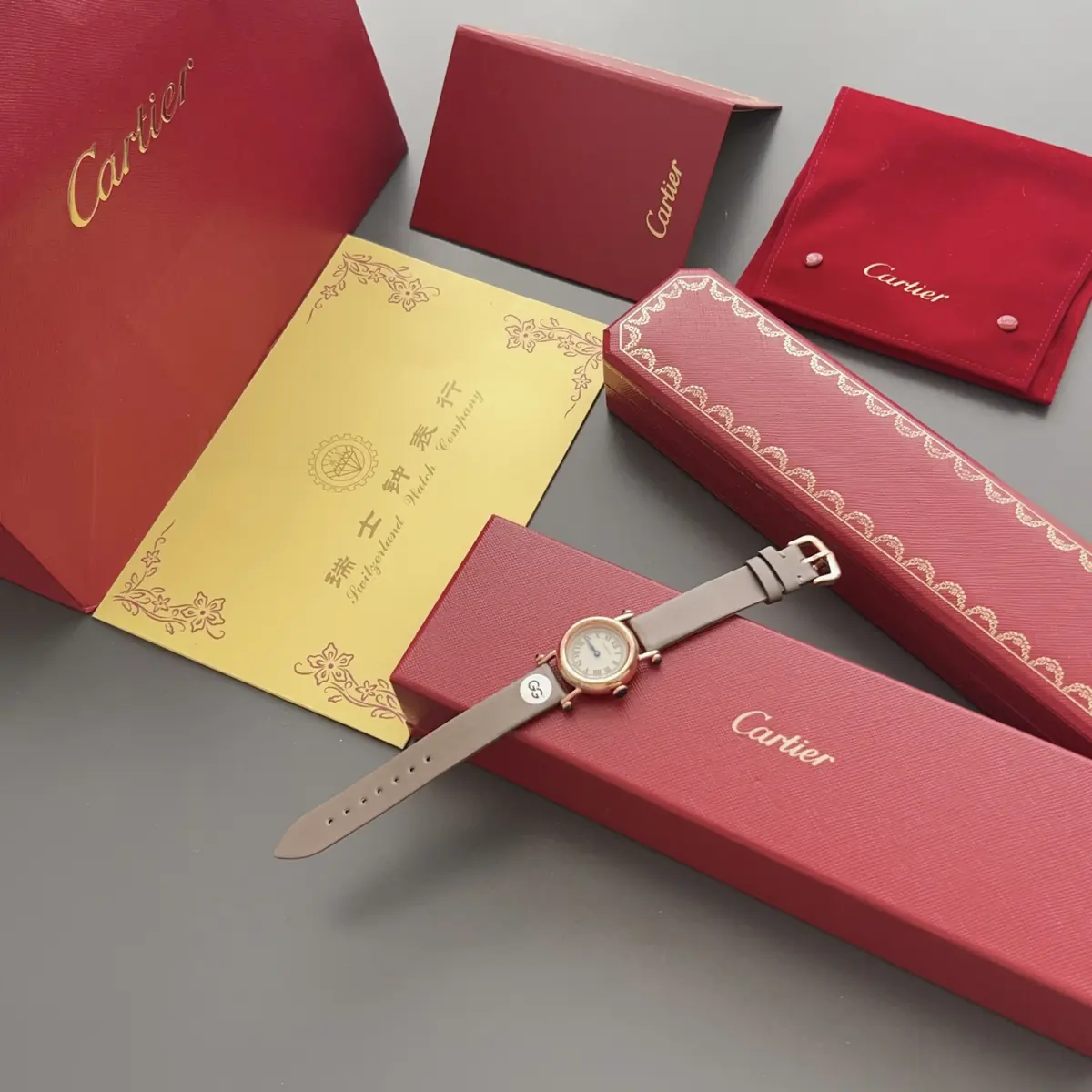 Cartier Style White Leather Watches Lookbook Reference image 1