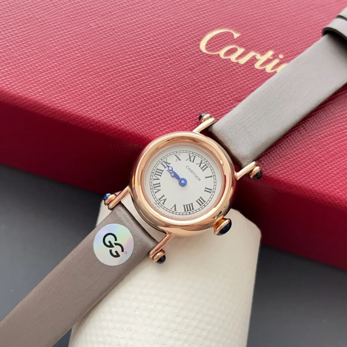 Cartier Style White Leather Watches Lookbook Reference image 2