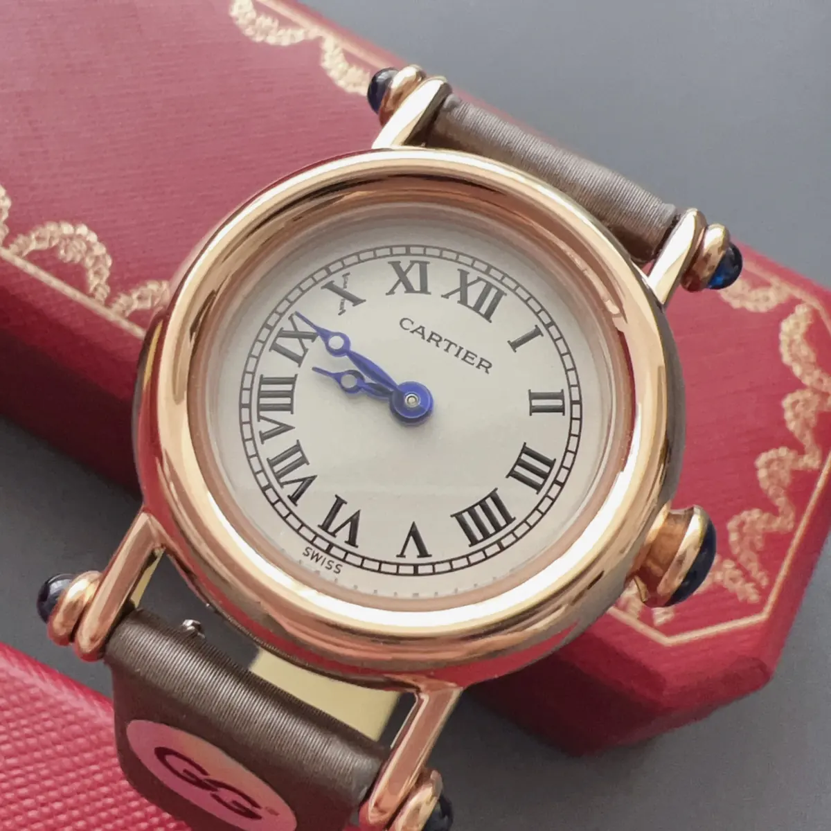Cartier Style White Leather Watches Lookbook Reference image 4