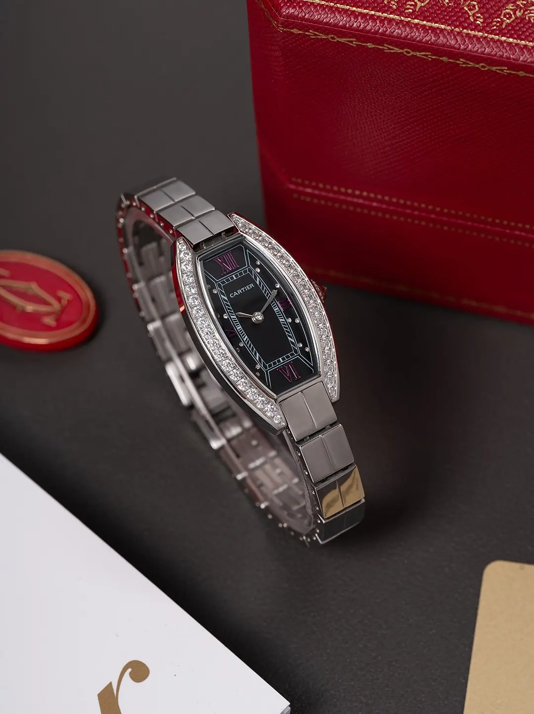 Cartier Style White Watches Lookbook Reference image 3