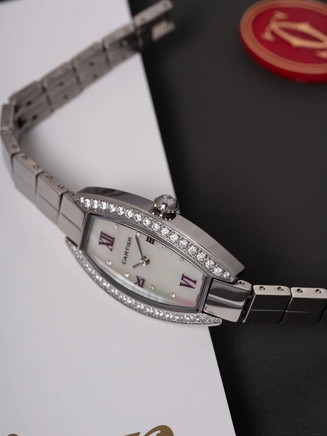 Cartier Style White Watches Lookbook Reference image 6
