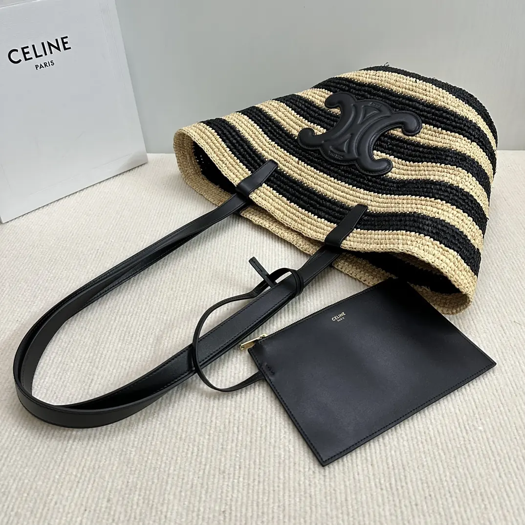 Celine Style Beige Leather Bags Lookbook Reference image 5