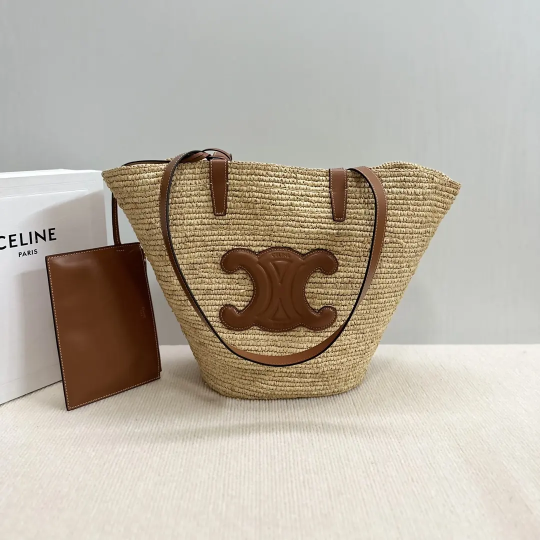 Celine Style Beige Leather Bags Lookbook Reference image 1