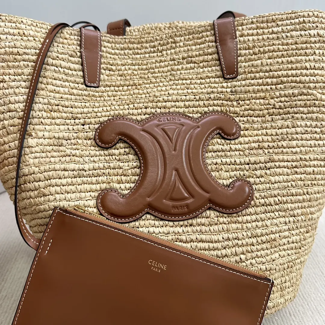 Celine Style Beige Leather Bags Lookbook Reference image 4