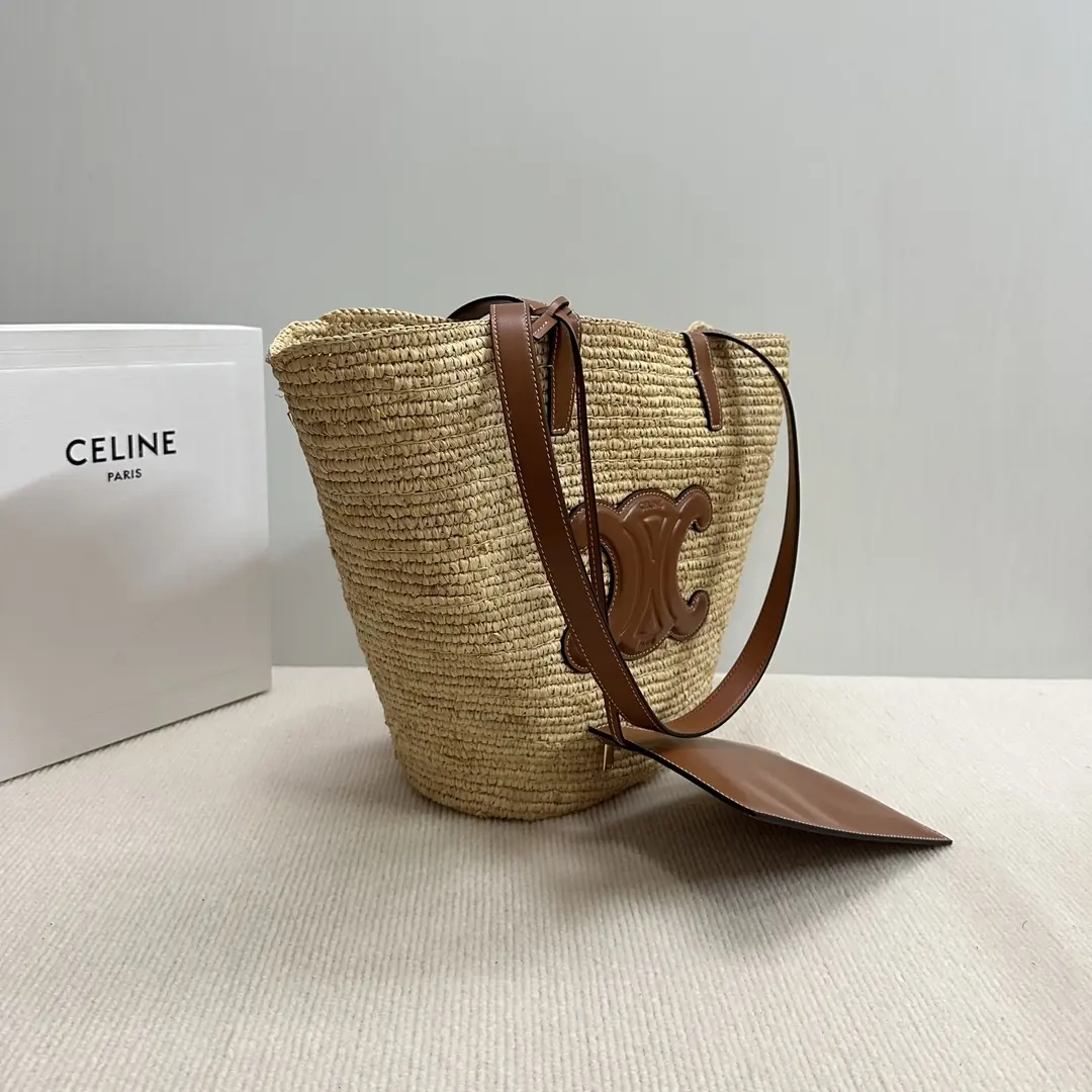 Celine Style Beige Leather Bags Lookbook Reference image 5