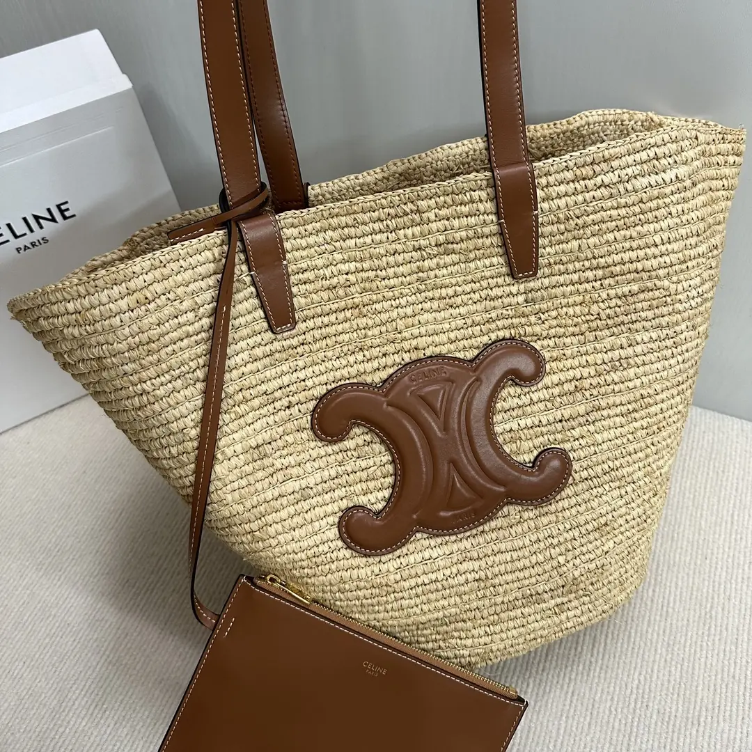 Celine Style Beige Leather Bags Lookbook Reference image 6