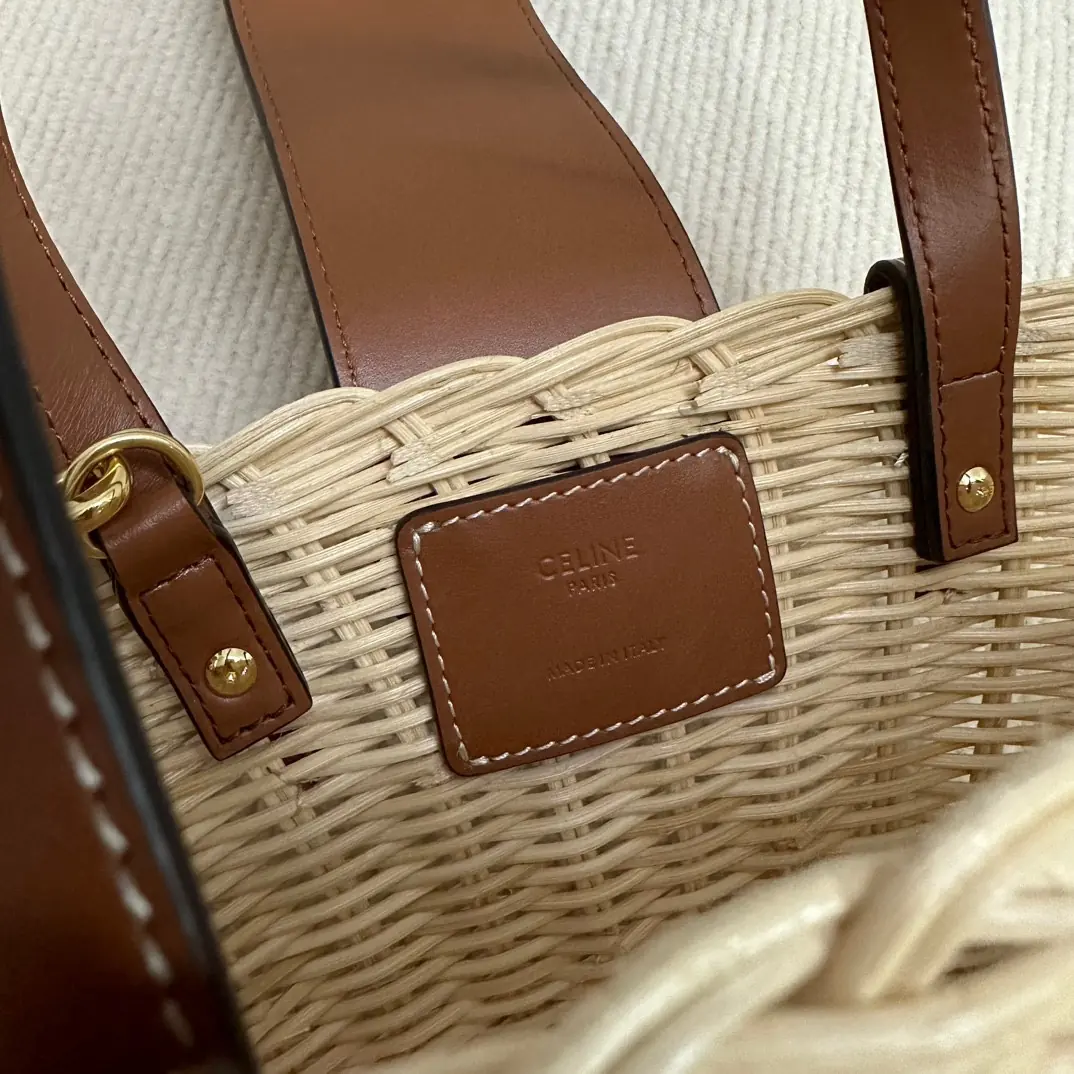 Celine Style Beige Leather Shoulder Bag Bags Shoulder Bag detail image 8 from source 719994