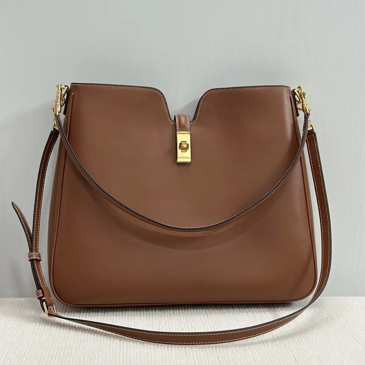 Celine Style Black Leather Hobo Bag Bags Hobo Bag detail image 1 from source 719957