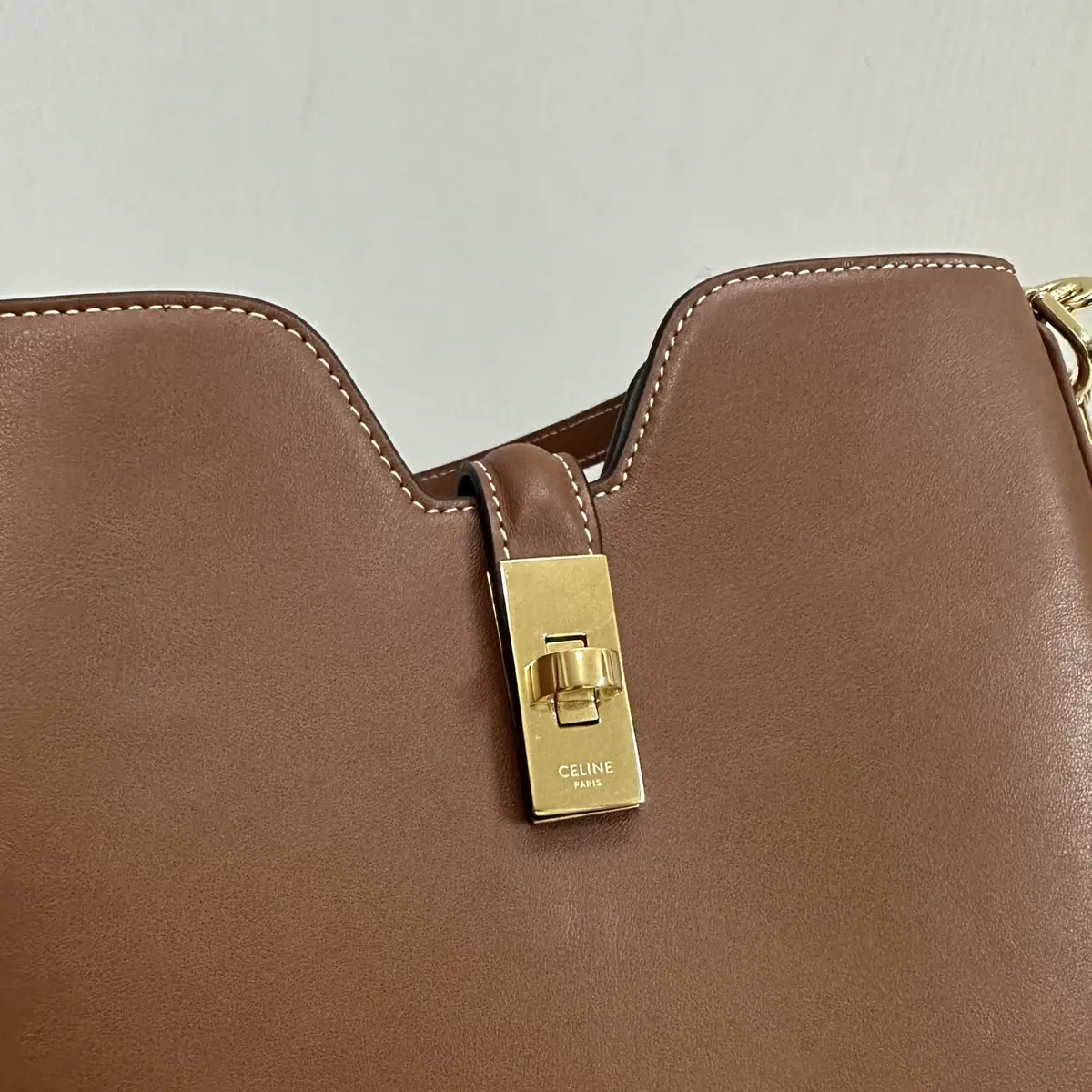 Celine Style Black Leather Hobo Bag Bags Hobo Bag detail image 5 from source 719958