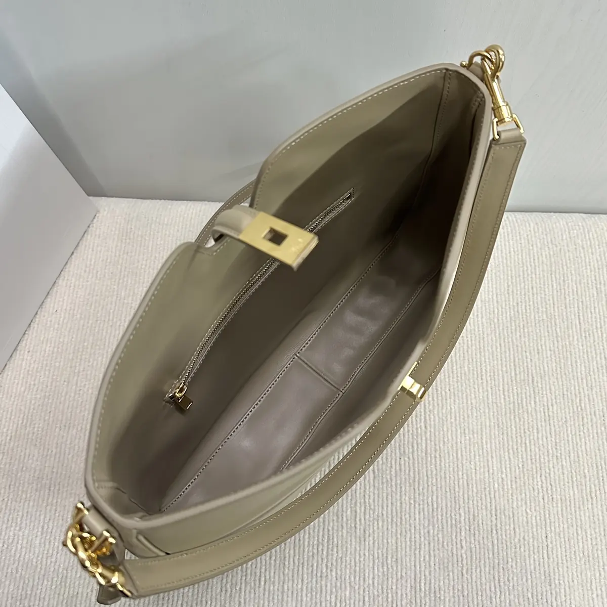 Celine Style Black Leather Hobo Bag Bags Hobo Bag detail image 9 from source 719959