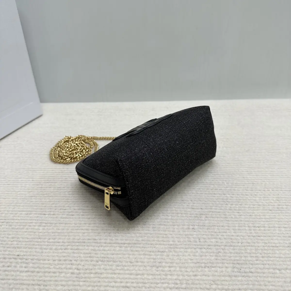 Celine Style Black Leather Wallet Lookbook Reference image 4