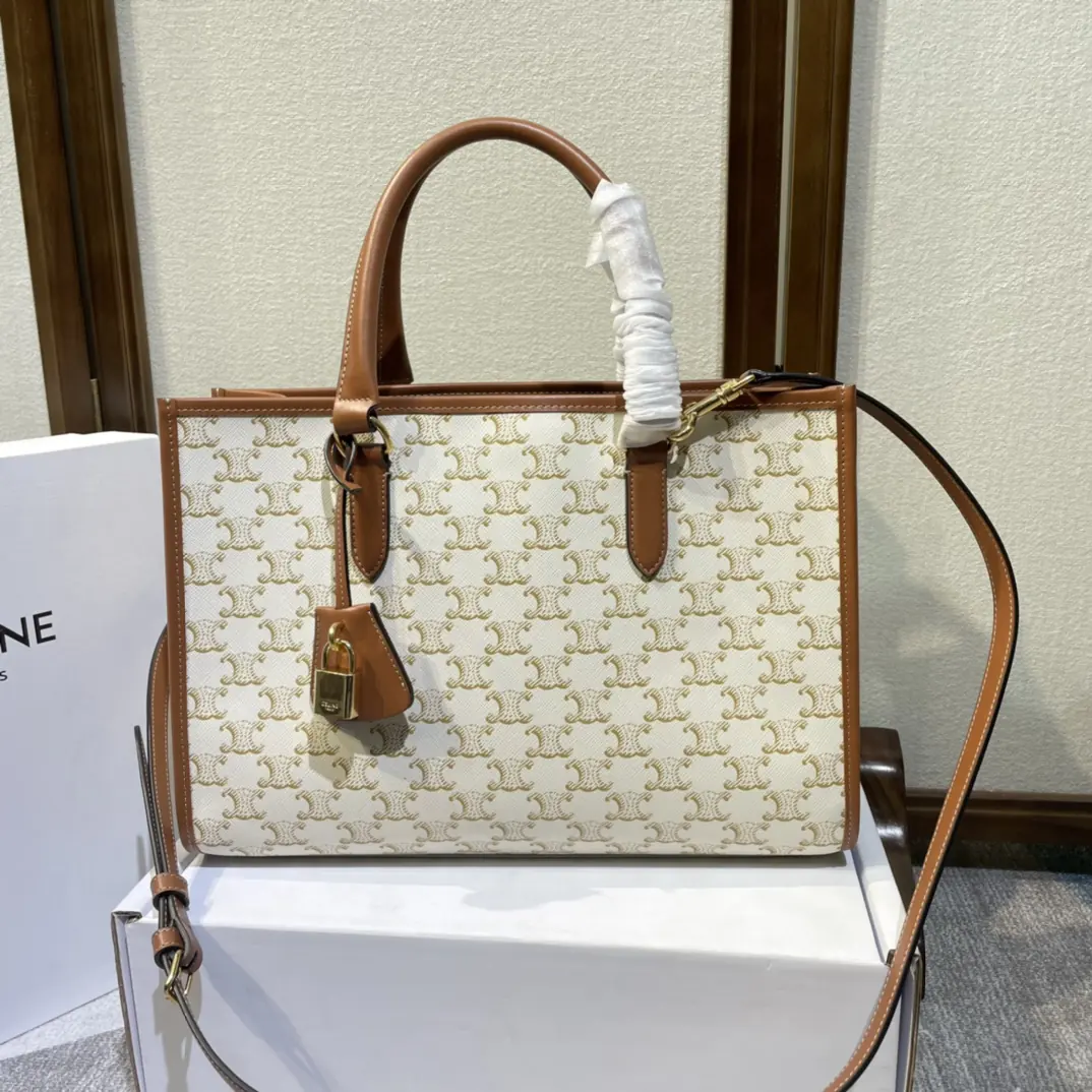 Celine Style Brown Tote Bag Bags Tote Bag detail image 1 from source 720027