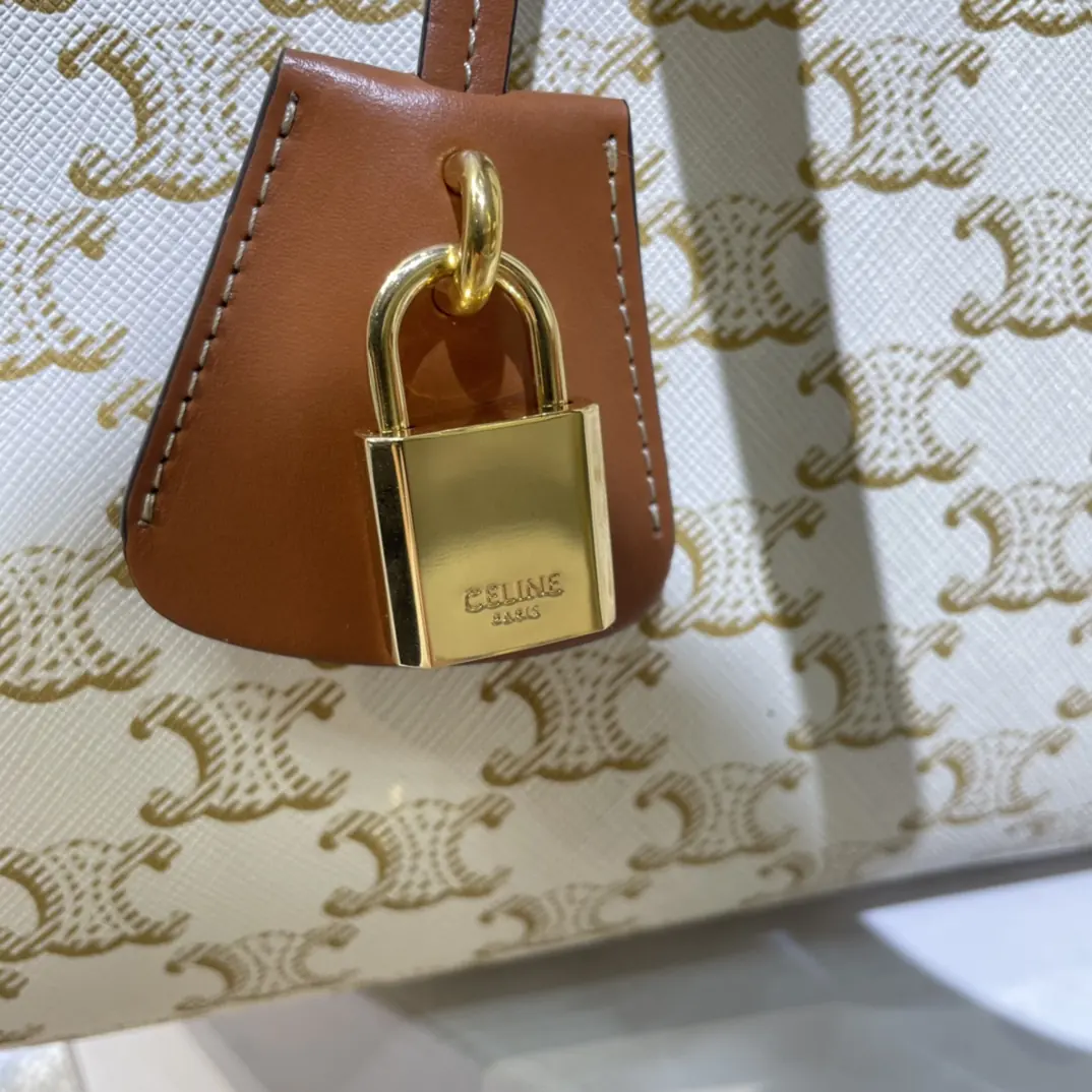 Celine Style Brown Tote Bag Bags Tote Bag detail image 5 from source 720027