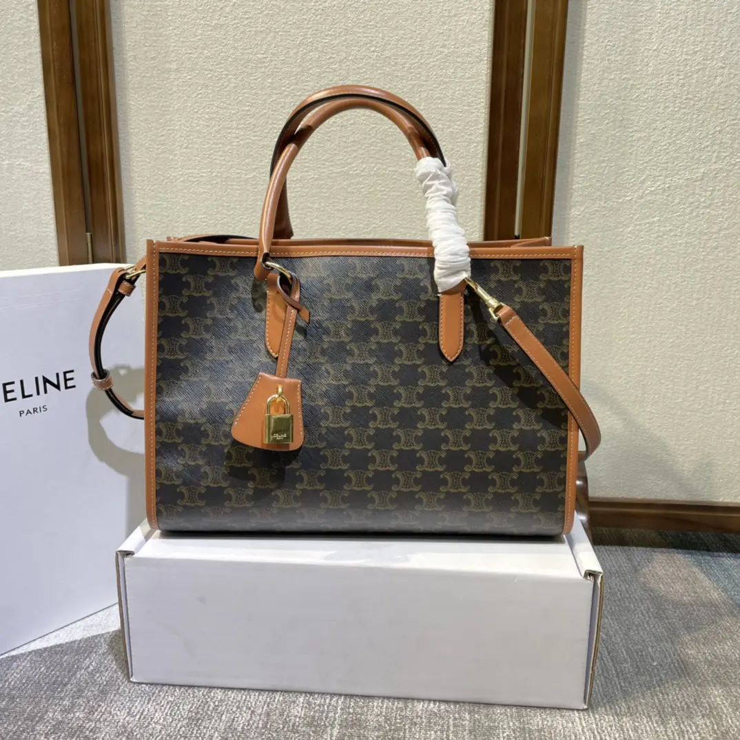 Celine Style Brown Tote Bag Bags Tote Bag detail image 1 from source 720028