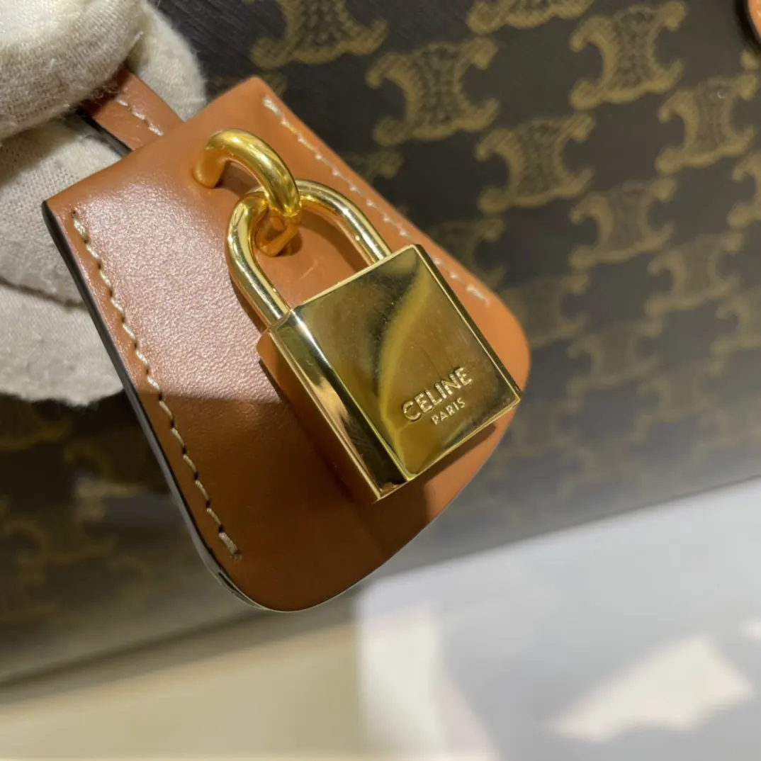Celine Style Brown Tote Bag Bags Tote Bag detail image 5 from source 720028