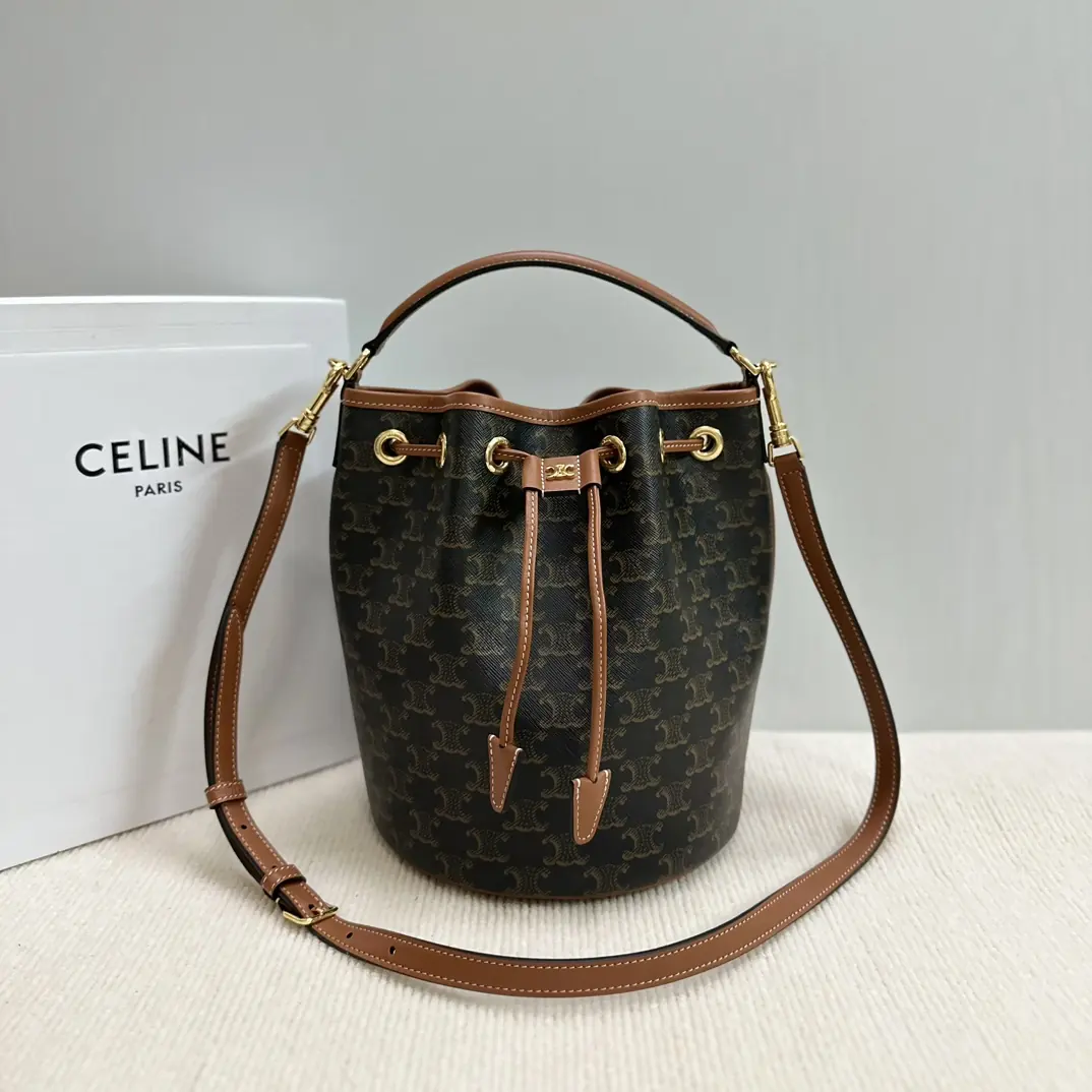 Celine Style Gold Shoulder Bag Lookbook Reference image 1