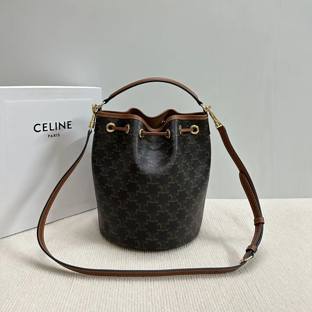 Celine Style Gold Shoulder Bag Lookbook Reference image 2