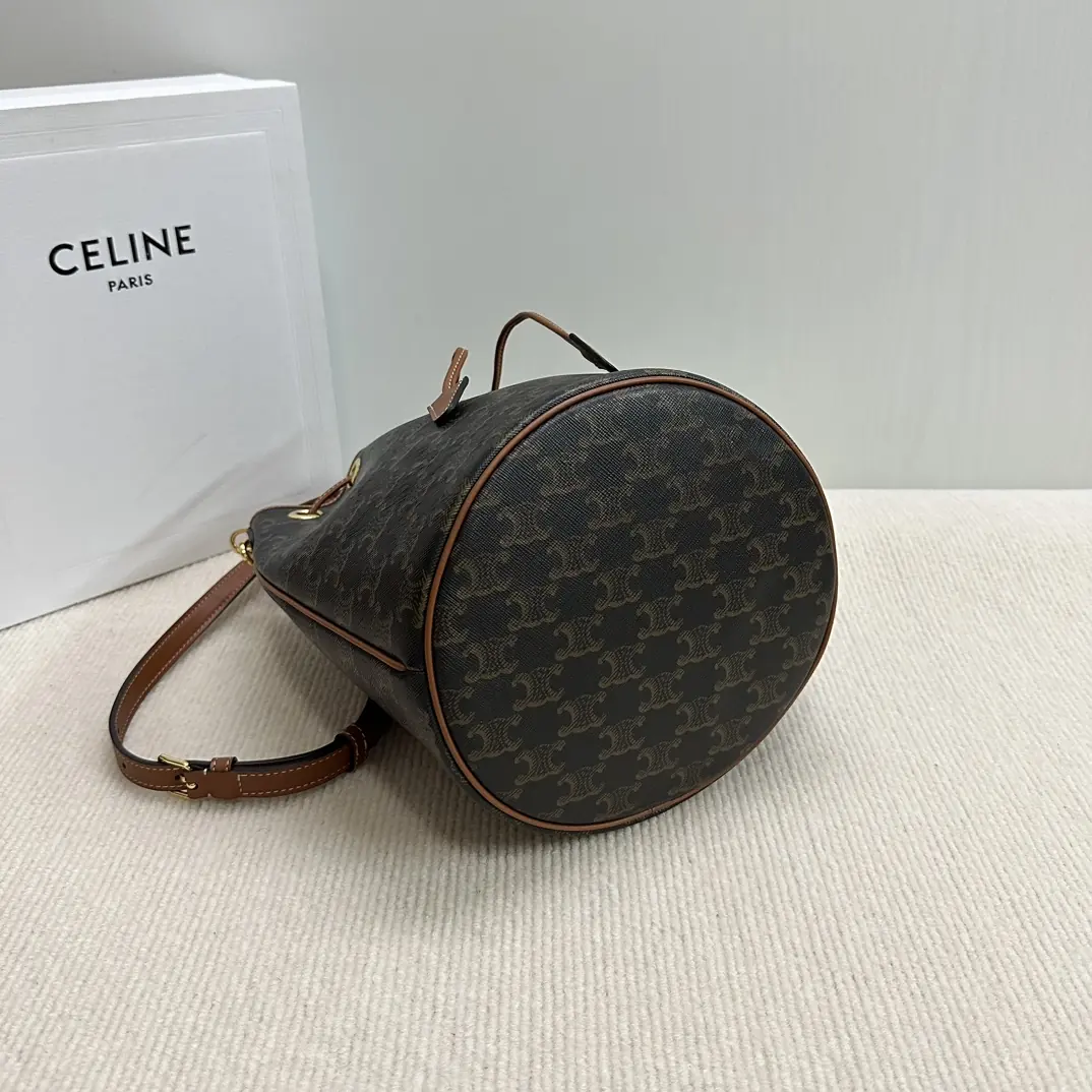 Celine Style Gold Shoulder Bag Lookbook Reference image 3